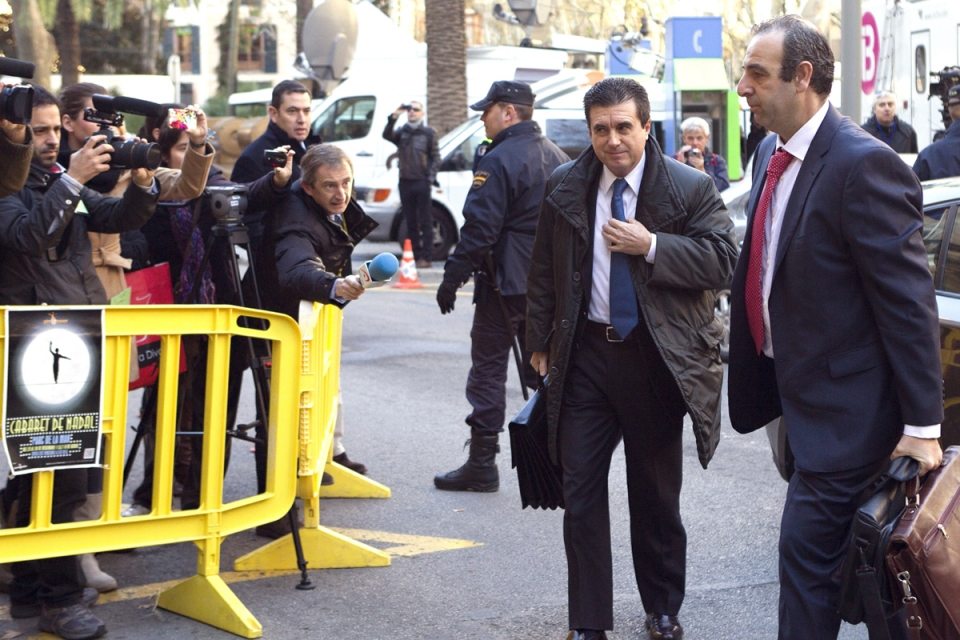Jaume Matas a su llegada a la Audiencia Provincial de Palma de Mallorca. Foto: EFE