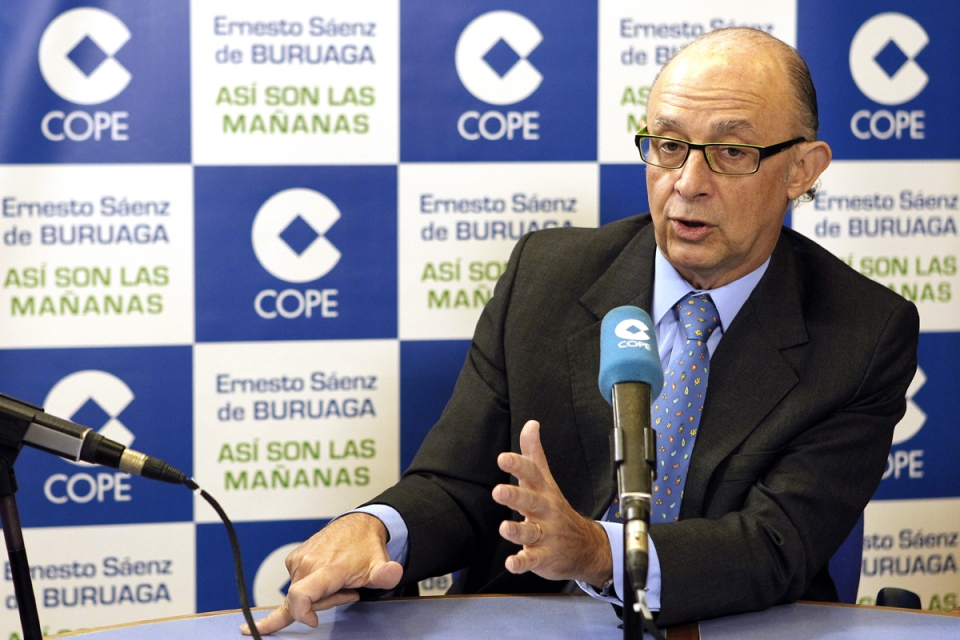 El ministro de Hacienda Cristóbal Montoro. Foto: EFE