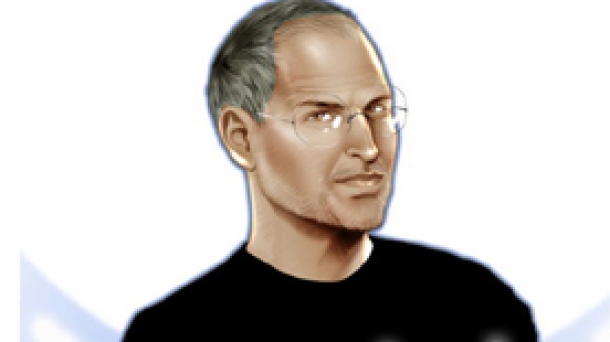 Steve Jobs Bluewater Productionsen eskutik. Argazkia: EFE