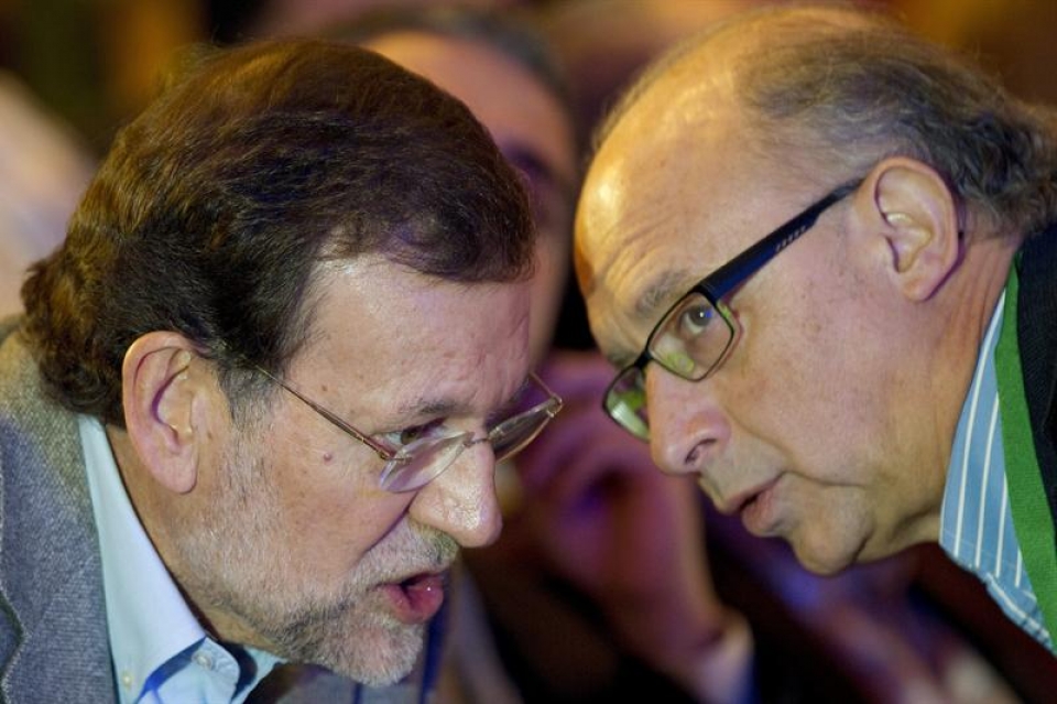 Rajoy en la convención autonómica del PP en Málaga. Foto: Efe