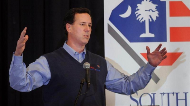 El precandidato republicano, Rick Santorum. Foto: Efe.