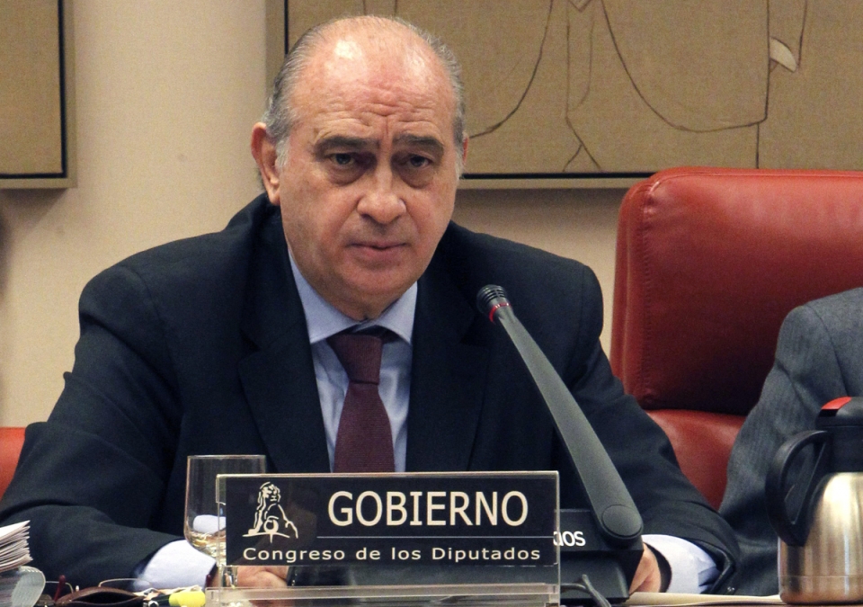 Jorge Fernandez Diaz, Espainiako Barne ministroa. EFE