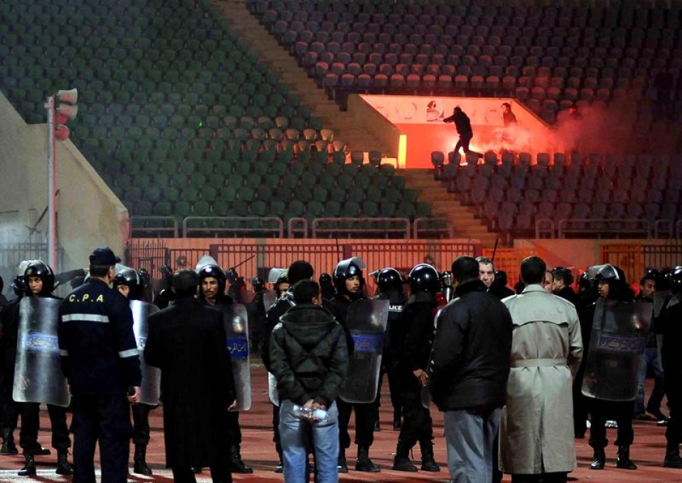 Masacre en el estadio de Port Said. EFE