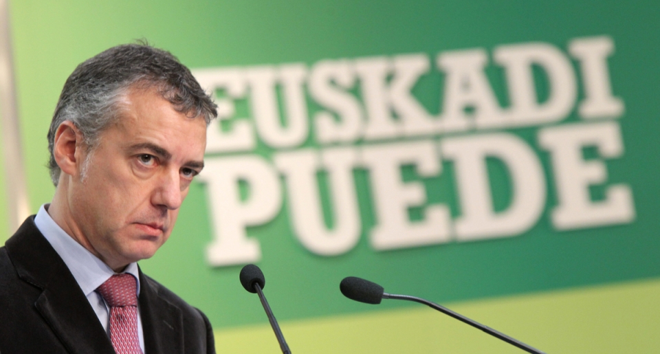 El presidente del PNV, Iñigo Urkullu. Foto: EFE