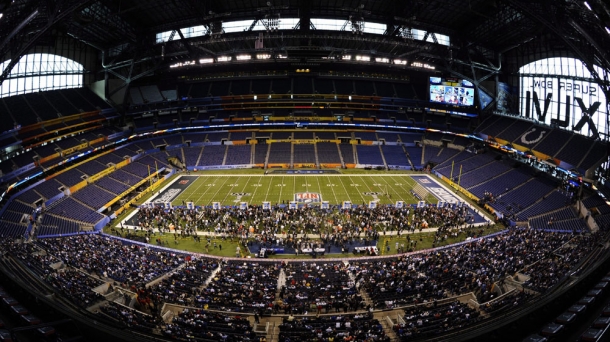 Indianapoliseko Lucas Oil estadioa. Argazkia: EFE