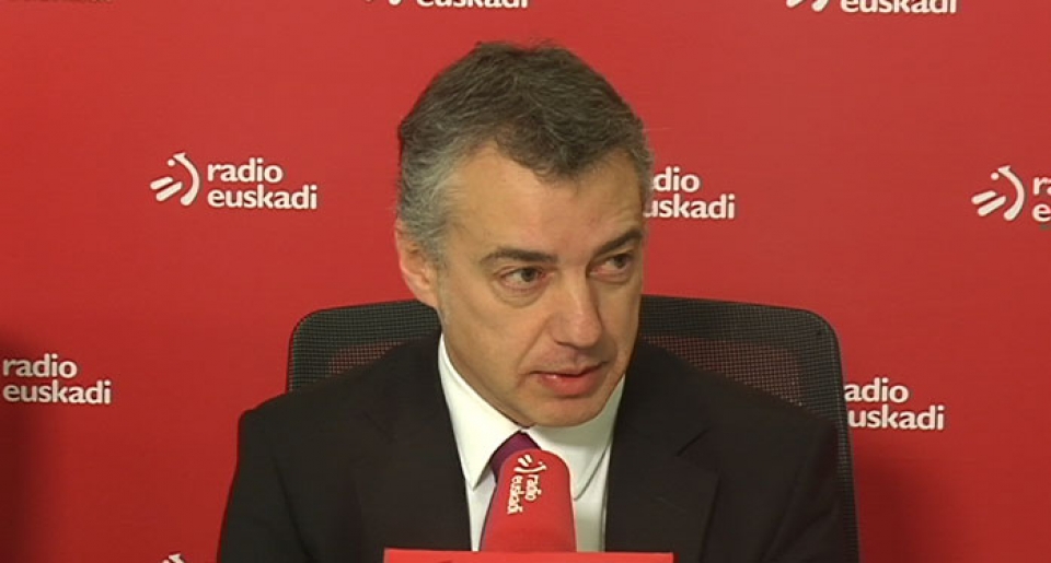 Iñigo Urkullu EAJren presidentea, Radio Euskadin.