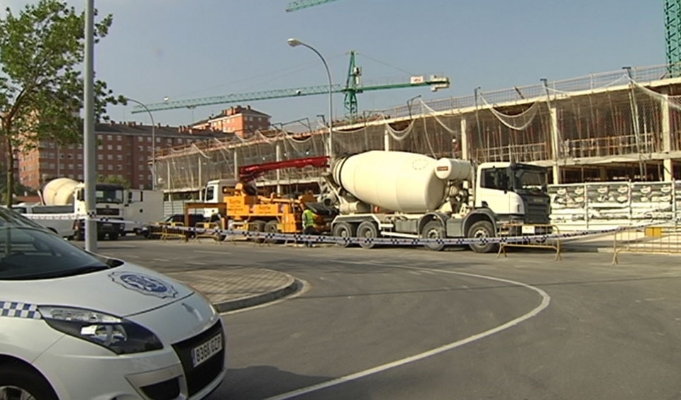 Accidente laboral en Gasteiz. Imagen de archivo: EiTB