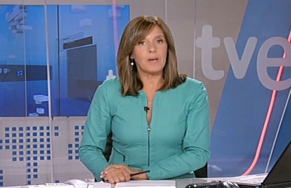 Ana Blanco, presentadora de TVE. 