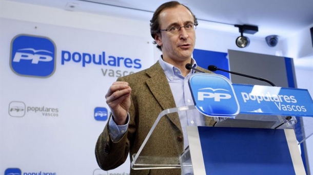 El portavoz del PP en el Congreso, Alfonso Alonso. EFE