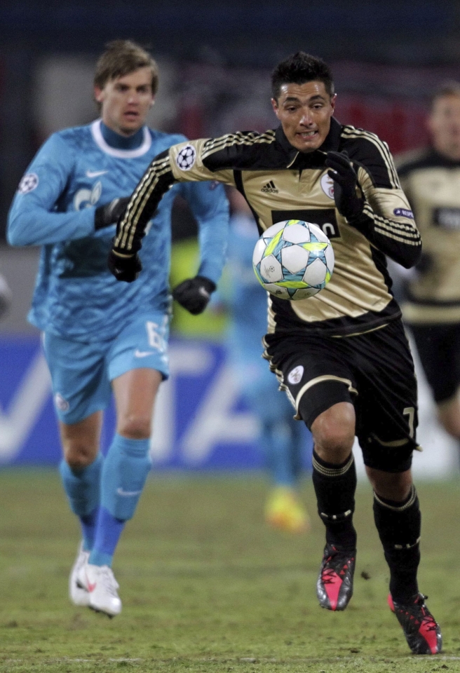 Final-zortzirenak (joanekoa): Zenit-Benfica (3-2). Argazkia: EFE