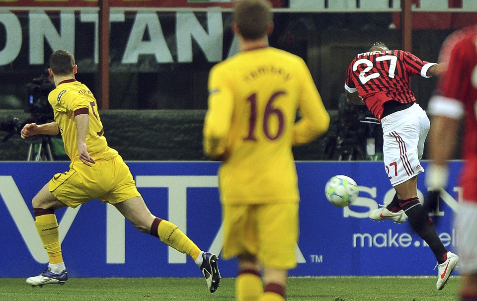 Final-zortzirenak (joanekoa): Milan-Arsenal (4-0). Argazkia: EFE