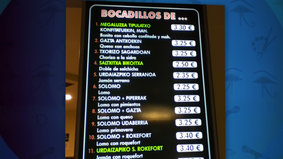 Miren Josu Omaetxebarria, EHUko Leioako Campuseko kafetegian ikusitako kartela