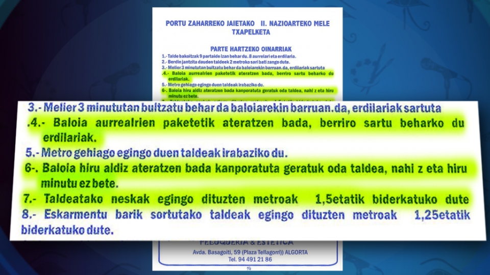 Mielanjel Iraetak bidalitako zazpikia