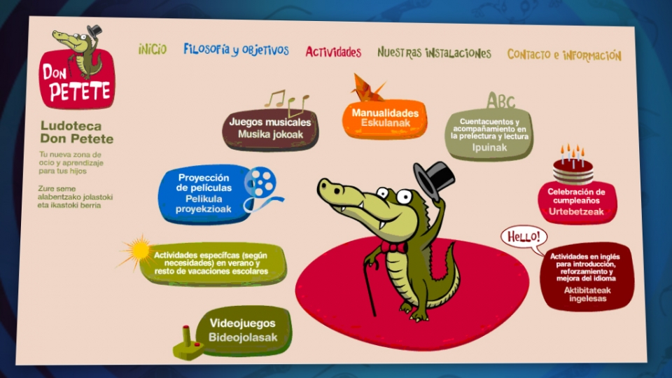 Eluska Aizpuruak Donostiako ludoteka bateko webgunean aurkitutako zazpikia