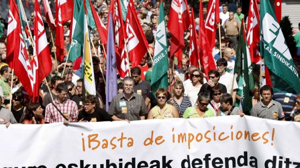 Last general strike took place June 29, 2010 Photo: EFE