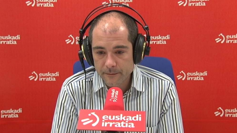 Paul Ríos, hoy en Euskadi Irratia. EITB