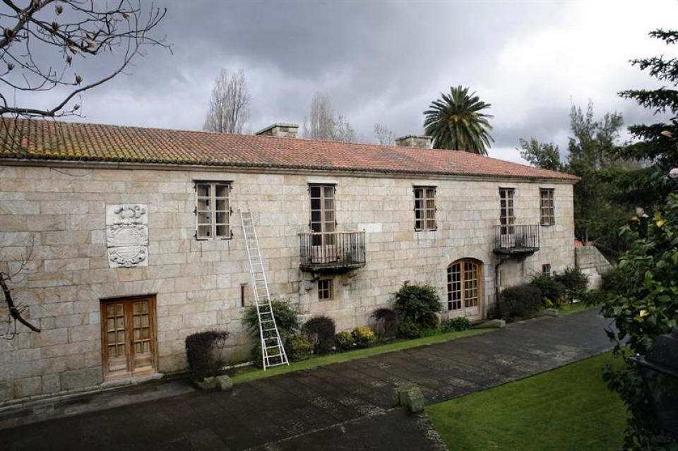 Imagen del pazo donde se va a celebrar la boda de Marta Ortega. Foto: EFE