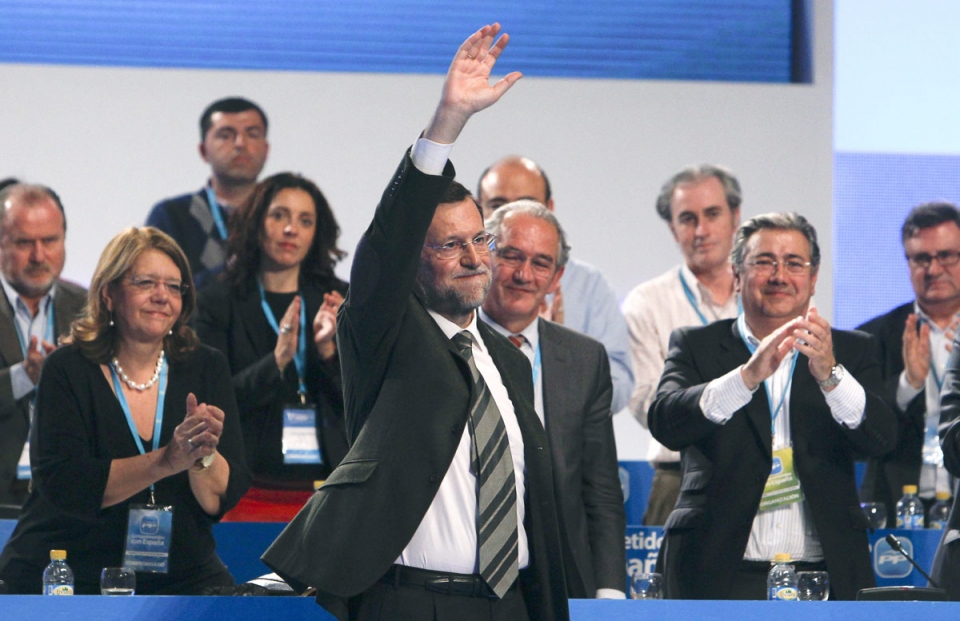 Mariano Rajoy, presidente del Gobierno y del PP.