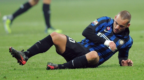Sneijder, jugador del Inter. Foto: EFE