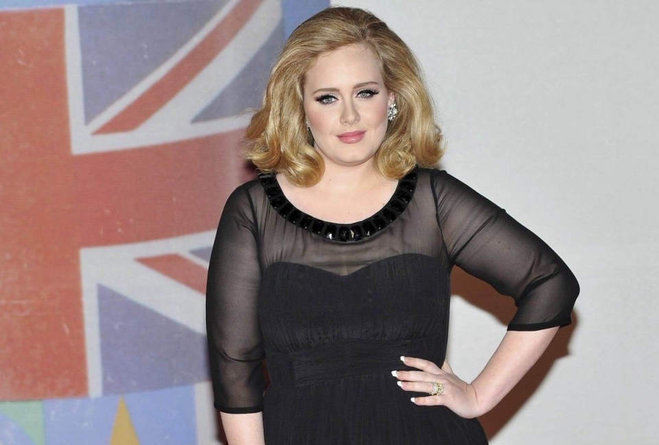 Adele, en los Brit Awards 2012. Foto: EFE