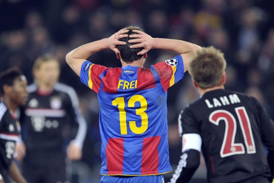 Final-zortzirenak (joanekoa): Basel-Bayern Munich (1-0). Argazkia: EFE