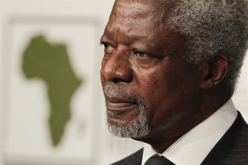 Kofi Annan NBEko idazkari nagusi ohia. EFE