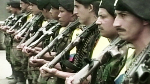 Imagen de archivo de una de las guerrillas de las FARC. Foto. EFE