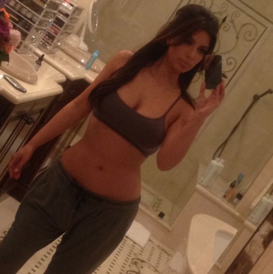 Imagen publicada por Kim Kardashian en Twitter, tras acudir a la fiesta de Elton John.