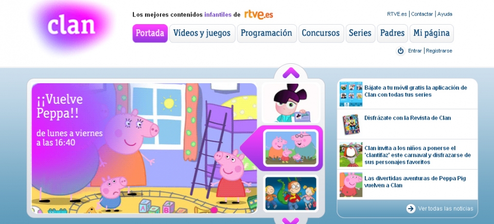 Imagen de rtve.es/infantil.