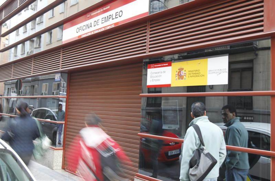 España es el país con mayor tasa de desempleo. Foto: EFE
