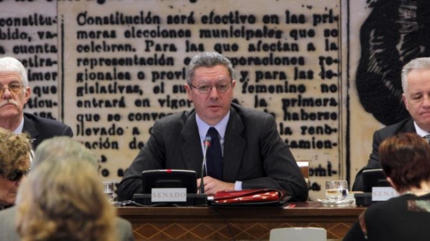 El ministro de Justicia, Alberto Ruiz Gallardón. Foto: Efe