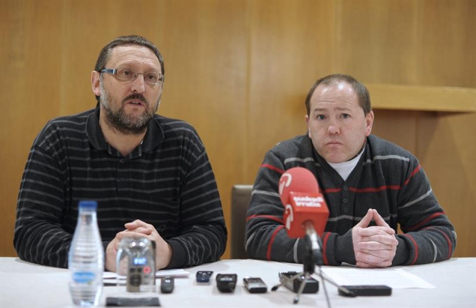 El portavoz de la izquierda abertzale Txelui Moreno. Foto: Efe