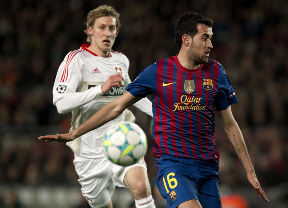 Final-zortzirenak (itzulikoa): Bartzelona-Bayer Leverkusen (7-1). Argazkia: EFE