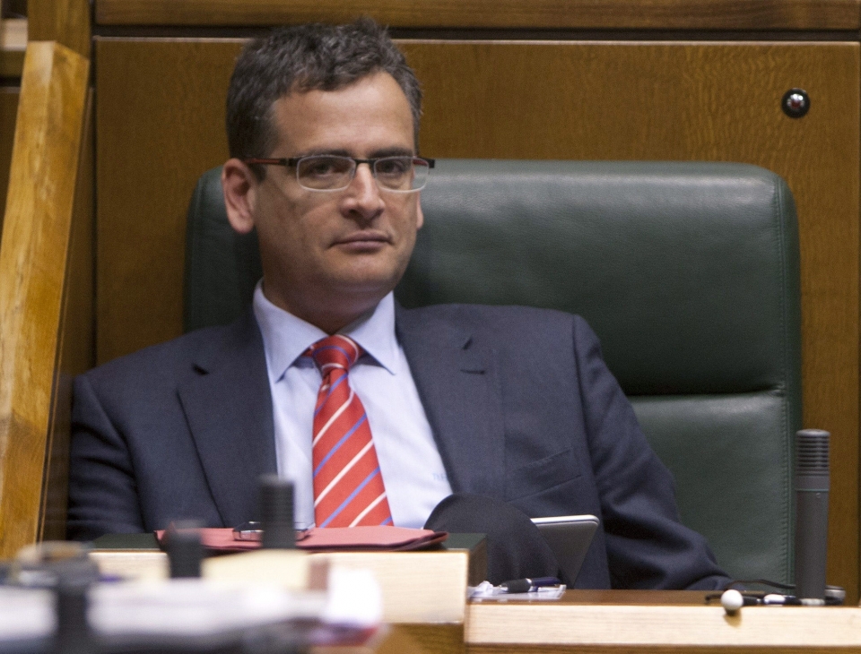 Antonio Basagoiti en una imagen en el Parlamento vasco. Foto: EFE