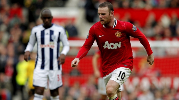 Wayne Rooney, delantero del Manchester United. Foto: EFE