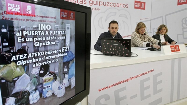 El PSE ha presentado una campaña contra el sistema "puerta a puerta". Foto: Efe