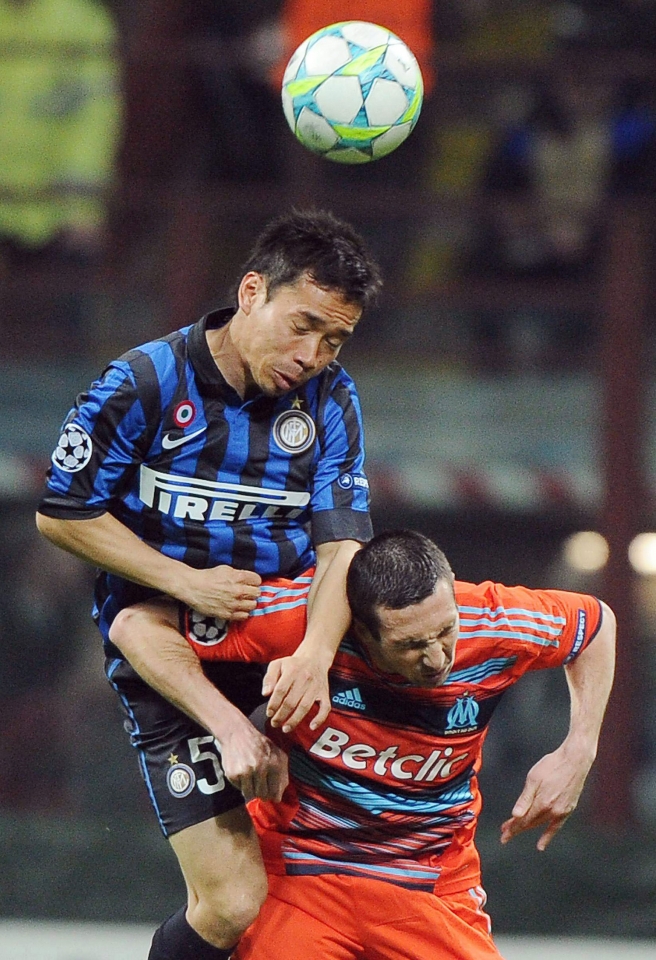 Final-zortzirenak (itzulikoa): Milango Inter-O. Marseilla (2-1). Argazkia: EFE