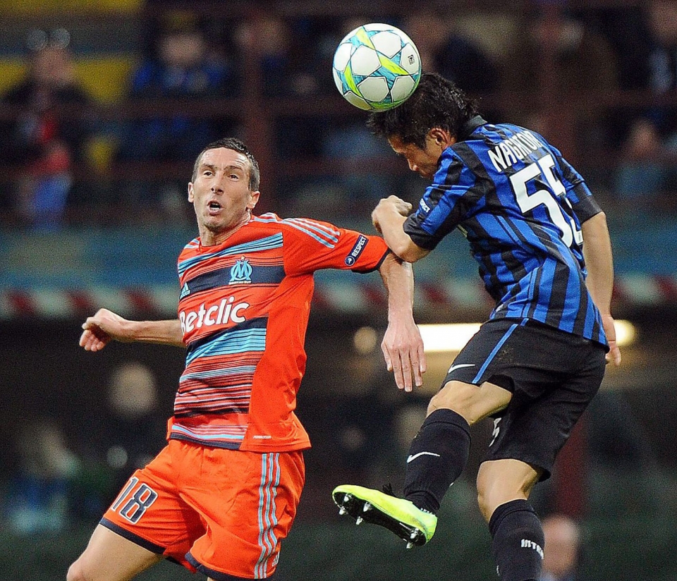 Final-zortzirenak (itzulikoa): Milango Inter-O. Marseilla (2-1). Argazkia: EFE