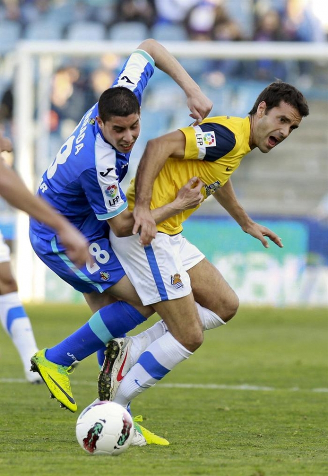 Getafe-Reala. Argazkia. EFE