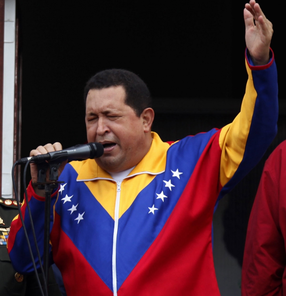 eE presidente venezolano Hugo Chávez.