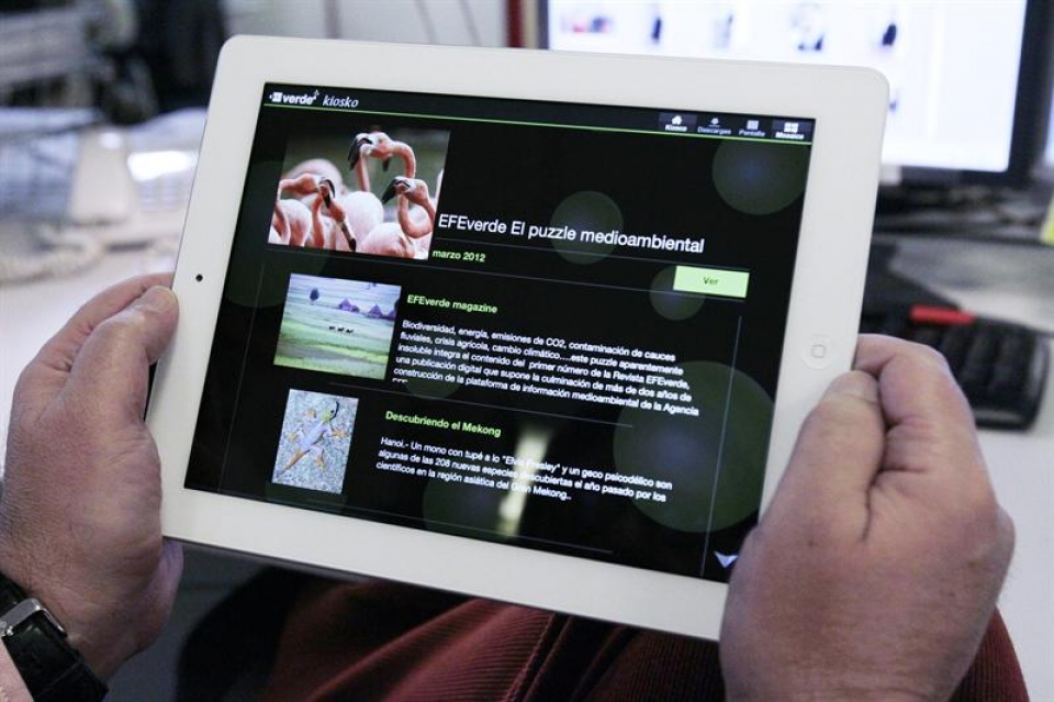 El nuevo iPad de Apple sale a la venta en España. Foto: EFE