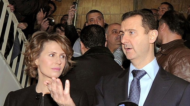 Asma eta Bachar al Asad Siriako presidentea. EFE