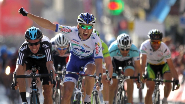 El ciclista francés Julien Simon, del equipo Saur-Sojasun. Foto: EFE