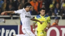 Final-laurdenak (joanekoa): APOEL-Real Madril (0-3). Argazkia: EFE. title=