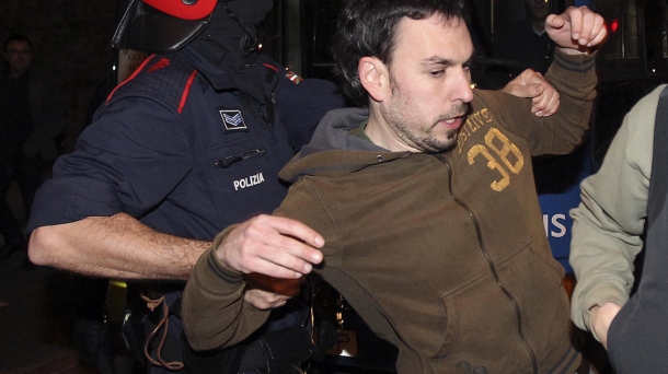 Basque police arrested four people in Vitoria-Gasteiz. Photo: EFE