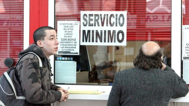 Estos son los servicios mínimos fijados para la huelga general del 26S