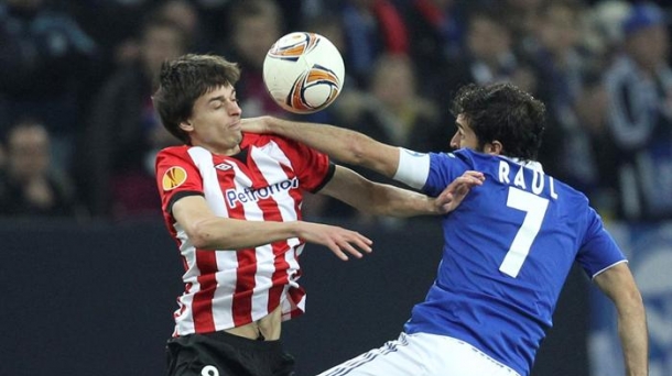 Schalke-Athletic, joaneko norgehiagoka. Argazkia: EFE