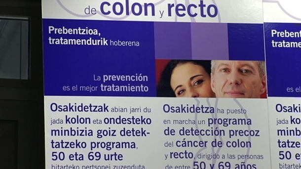 Campaña del cáncer de colon de Osakidetza. EITB