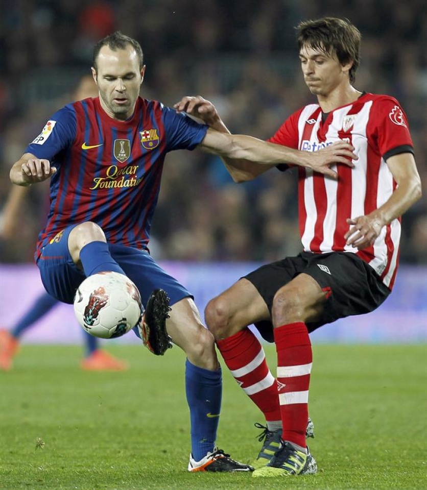 Barcelona-Athletic (2-0). Foto: EFE