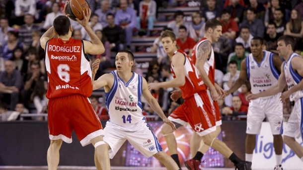 Manresa-Lagun Aro. Foto: EFE